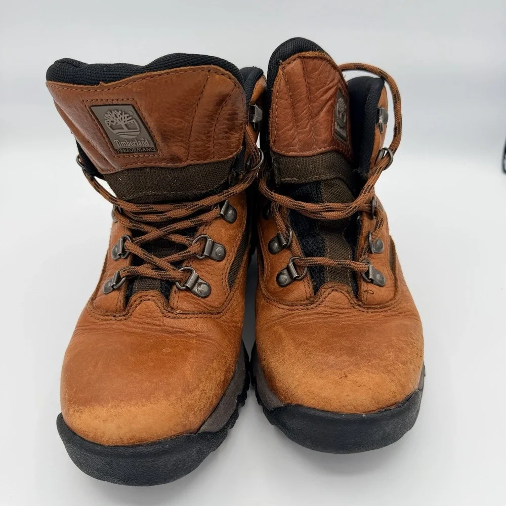 Timberland leather Hiking boots size 7.5 96302 ACT Moisture Manage Trail Walk